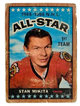 124 Stan Mikita 1966 67 from Topps Front