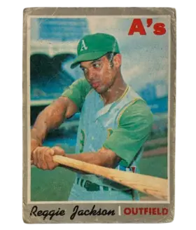 140 Reggie Jackson 1970 O Pee from Chee Front