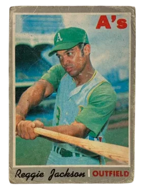140 Reggie Jackson 1970 O Pee from Chee Front