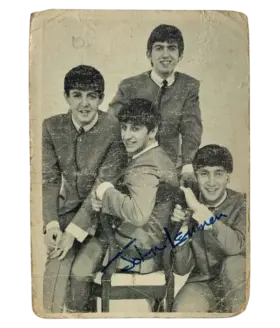 20 John Paul George Ringo 1964 O Pee Chee The Beatles Black from White Front