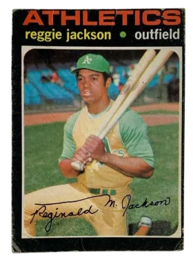 20 Reggie Jackson 1971 O Pee from Chee Front