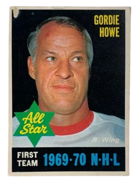 238a Gordie Howe 1970 71 Pr O Pee from Chee Front