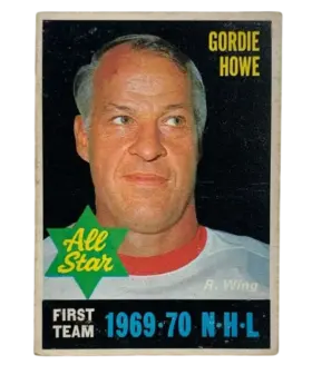 238a Gordie Howe 1970 71 Vg O Pee from Chee Front