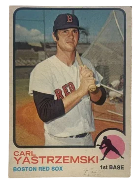 245 Carl Yastrzemski 1973 O Pee from Chee Front