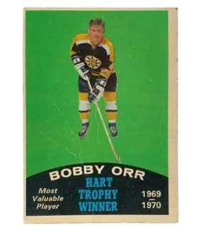246 Bobby Orr 1970 71 O Pee Chee from Front Glue