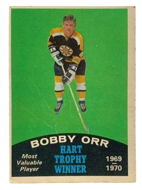 246 Bobby Orr 1970 71 O Pee Chee from Front Glue