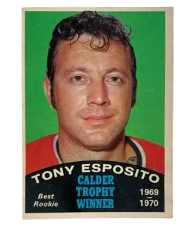 247 Tony Esposito 1970 71 O Pee Chee from Front Ex