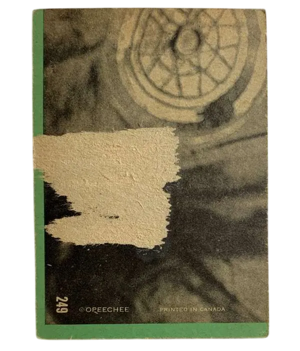 249 Bobby Orr 1970 71 O Pee Chee from Back Glue