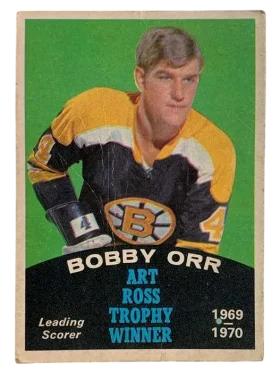 249 Bobby Orr 1970 71 O Pee Chee from Front Glue