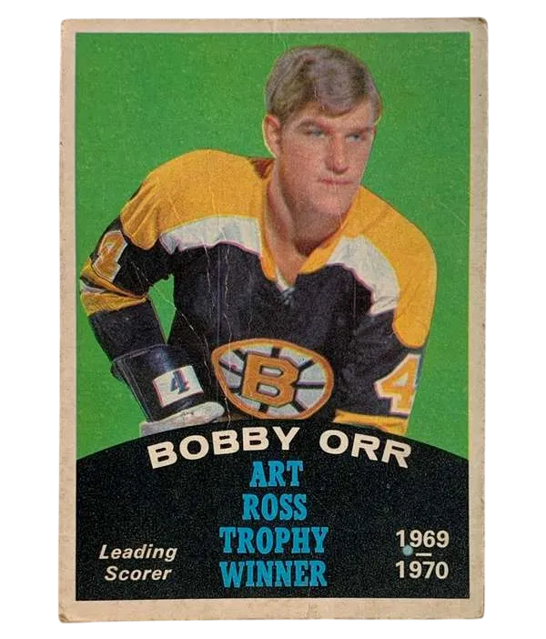 249 Bobby Orr 1970 71 O Pee Chee from Front Glue