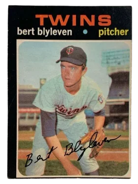 26 Bert Blyleven 1971 O Pee Chee from Front Ex