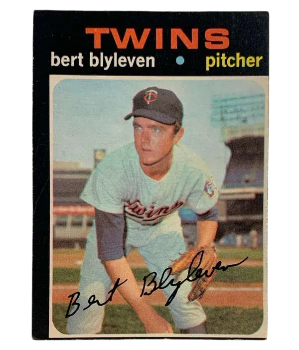 26 Bert Blyleven 1971 O Pee Chee from Front Ex