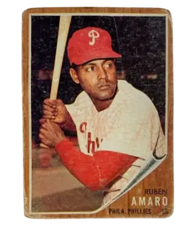 284 Ruben Amaro 1962 from Topps Front
