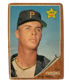 326 Tom Parsons 1962 from Topps Front
