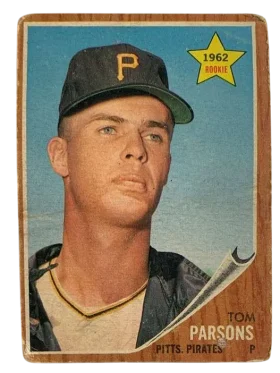 326 Tom Parsons 1962 from Topps Front