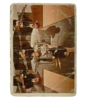 35 Paul Ringo George John George Speaking 1964 O Pee Chee Beatles from Color Front