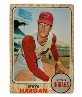 35 Steve Hargan 1968 O Pee from Chee Front