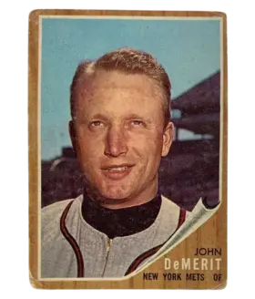 4 John Demerit 1962 from Topps Front