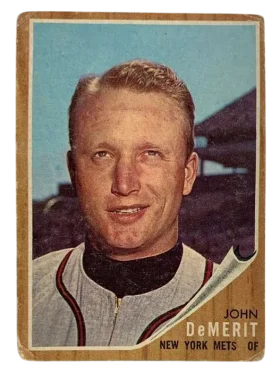 4 John Demerit 1962 from Topps Front