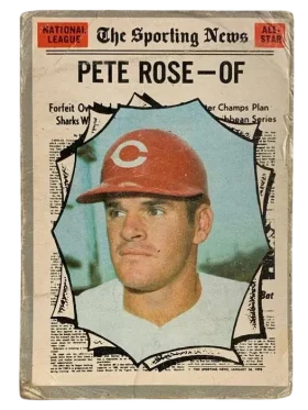458 Pete Rose 1970 O Pee Chee from Front Poor