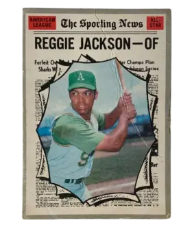 459 Reggie Jackson 1970 from Creased Front