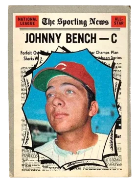 464 Johnny Bench 1970 O Pee from Chee Front