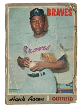 500 Hank Aaron 1970 Topps from Pr Front