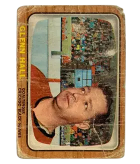 54 Glenn Hall 1966 67 from Topps Front