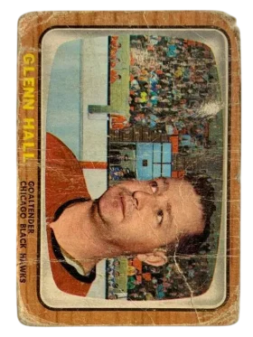 54 Glenn Hall 1966 67 from Topps Front