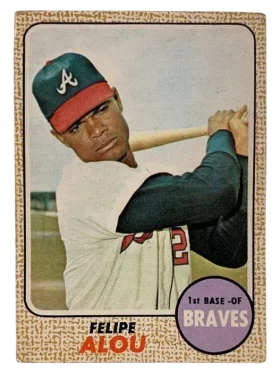 55 Felipe Alou 1968 O Pee from Chee Front