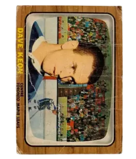 78 Dave Keon 1966 67 from Topps Front