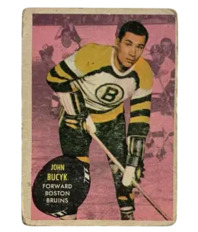 8 John Bucyk 1961 62 from Topps Front