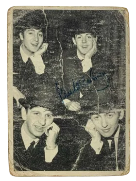 89 John Paul George Ringo 1964 O Pee Chee The Beatles Black from White Front