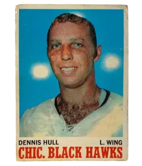14 Dennis Hull 1970 71 O Pee Chee from Front Pr1