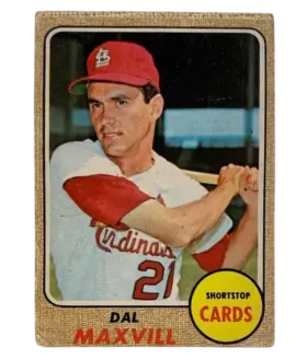 141 Dal Maxvill 1968 O Pee from Chee Front