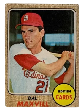 141 Dal Maxvill 1968 O Pee from Chee Front