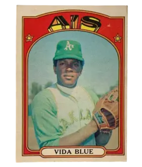 169 Vida Blue 1972 O Pee from Chee Front