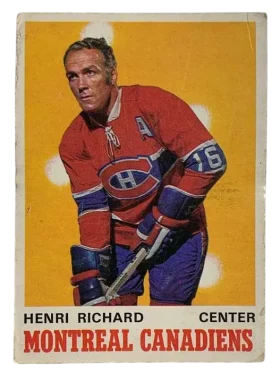 176 Henri Richard 1970 71 O Pee Chee from Front Pr