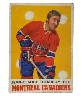178 Jean Claude Tremblay 1970 71 O Pee Chee from Front Pr