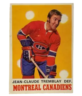 178 Jean Claude Tremblay 1970 71 O Pee Chee from Front X