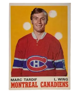 179 Marc Tardif 1970 71 O Pee Chee from Front Vg