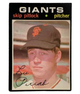 19 Skip Pitlock 1971 O Pee Chee from Front 1