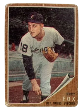 196a Terry Fox 1962 from Topps Front