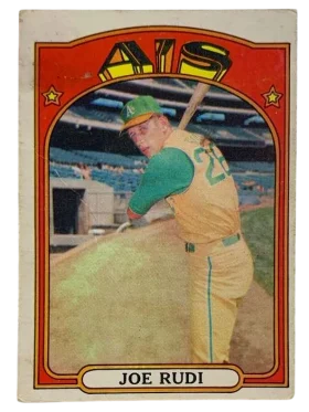 209 Joe Rudi 1972 O Pee from Chee Front