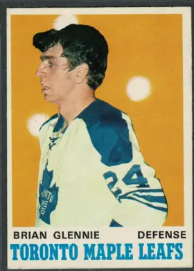 216 Brian Glennie 1970 71 O Pee Chee Front from Ex 1