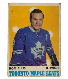 221 Ron Ellis 1970 71 O Pee Chee from Front Pr
