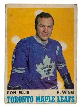 221 Ron Ellis 1970 71 O Pee Chee from Front Pr
