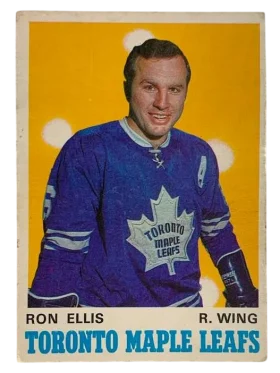 221 Ron Ellis 1970 71 O Pee Chee from Front Vg