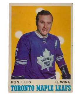 221 Ron Ellis 1970 71 O Pee Chee from Front X