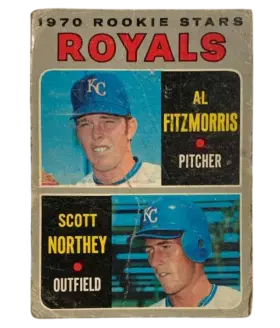 241 Royals 1970 Rookie Stars Al Fitzmorris Scott Northey Rs Rc 1970 O Pee from Chee Front